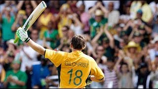 Top 10 sixes of Adam Gilchrist [upl. by Eromle]