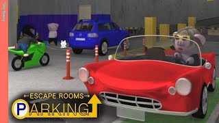 Escape Rooms Parking Walkthrough NAKAYUBI  脱出ゲーム [upl. by Acirederf]