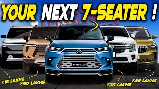 Top 12 New 7Seater SUVs launching in India better than Thar Roxx [upl. by Giffer]