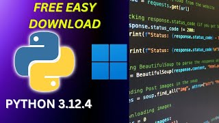 How To Download amp Install PYTHON On Windows 11 FREE [upl. by Wynne]