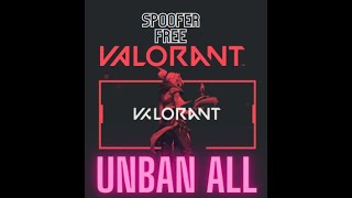 SPOOFER FREE REMOVENDO BAN DE VALORANT  LINK NA BIO [upl. by Brill758]