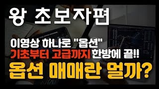 옵션 완벽 정리이 영상 하나로 옵션 기초부터 고급까지 1시간 완성 옵린이 초보자들 클릭 [upl. by Esorlatsyrc241]