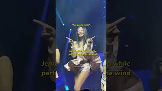 Jennie and her flying skirt 🤣 jennie blackpink [upl. by Padraic211]