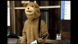 Keytar Bear Speaks Out After Attack [upl. by Llerral]