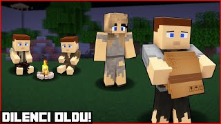 KEREM KOMİSER VE AİLESİ DİLENCİ OLDU 😥  Minecraft ZENGİN FAKİR HAYATI [upl. by Pat181]