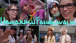 Harajuku Fashionwalk  Sonntags in Harajuku ☆\o☆ [upl. by Llehsar]