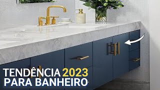 10 TENDÊNCIAS DE DECORAÇÃO PARA BANHEIROS QUE VOCÊ VERÁ 2023 [upl. by Campy674]