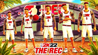 THE BEST REC CENTER BUILDS AT EVERY POSITION IN NBA 2K22 NEXT GEN [upl. by Ayotel]