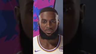 THE BEST LEBRON JAMES FACE CREATION kingjames lebronjames nba2k25 nba fyp basketball shorts [upl. by Dinny225]