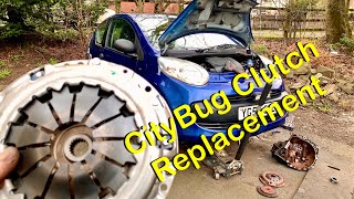 Citroen C1 Clutch Replacement same as Peugeot 107 and Toyota Aygo CityBug [upl. by Ijic]