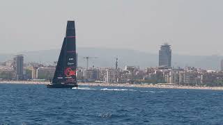 Cup Spy Highlights  Alinghi Red Bull Racing  AC75  Day 31  June 17 2024  Barcelona [upl. by Kidder789]