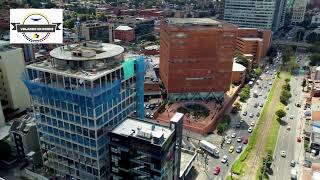 VOLANDO EN DRONE 4K  NUEVO EDIFICIO SERVICIOS AMBULATORIOS FUNDACION SANTA FE DE BOGOTA [upl. by Orofselet297]