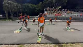 Blanche Ely Marching Tiger Band 2425 [upl. by Rennerb]