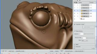 Mudbox sculpting part 14  Tutorial [upl. by Ayeki150]