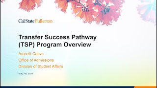 Transfer Success Pathway [upl. by Enilamme999]