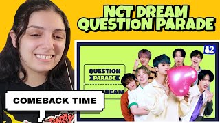 CHAOTIC 7 DREAM MEETS OUR CHAOTIC INTERVIEW  HOT SAUCE  QUESTION PARADE W NCT DREAM  REACTION [upl. by Adalheid476]