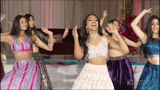 ANISHA WEDDING BOLLYWOOD Performance Ghagra Khwab Dekhe Chikni Chameli ShararaTip Tip Sheila [upl. by Tat580]