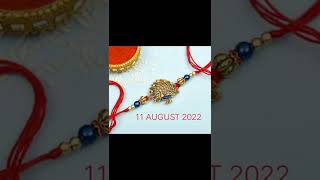 Rakhi Date And Day In 2022 [upl. by Essa364]