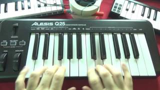 Sound of Alesis Q25 [upl. by Agnella]