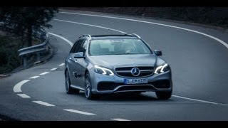 Die Testfahrer im MercedesBenz E63 AMG S 4Matic [upl. by Elacsap]