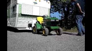 Lx178 7500lbs pull on gravel [upl. by Ebag]