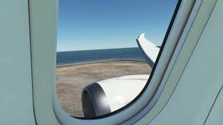 Microsoft Flight Simulator Boeing 78710 Landing in Qatar [upl. by Ahsiryt]