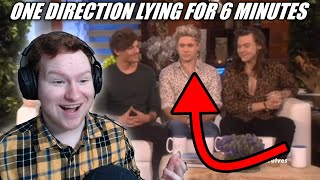 one direction lying for 6 minutes straight REACTION [upl. by Guildroy486]