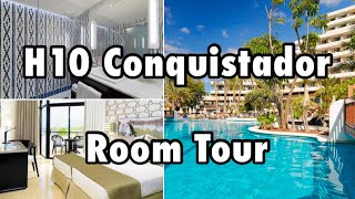 H10 Conquistador Tenerife Standard Room Tour With Sea View [upl. by Marji]