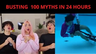 BUSTING 100 MYTHS IN 24 HOURS Stokes Twins Entertainment [upl. by Sel481]