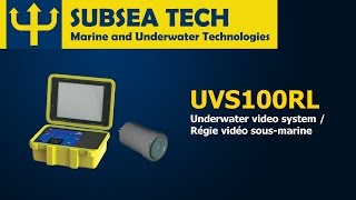 SubseaTech  UVS100RL  Underwater video system  Régie vidéo sousmarine [upl. by Ahseinar441]