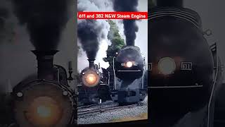 The Last day of 611 and 382 Steam Engine of Norfolk and Western [upl. by Ayila]