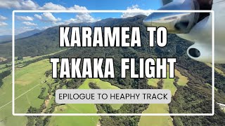 🇳🇿Karamea to Takaka Flight  Golden Bay  Nelson  Golden Bay Air  Heaphy  Kahurangi National Park [upl. by Lerad23]