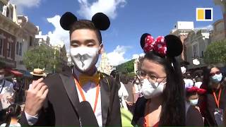 LIVE Hong Kong Disneyland reopens [upl. by Eenahs]