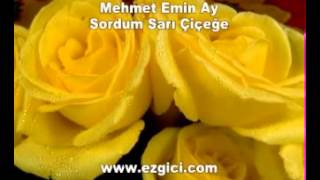 Mehmet Emin Ay Sordum Sarı Çiçeğe [upl. by Nehtanoj442]