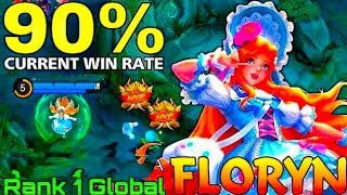 90 WIN RATE FLORYN SUPPORT MVPTOP GLOBAL FLORYN GAMEPLAY 2024 [upl. by Elihu]