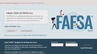 FAFSA experiencing issues following launch of new form online [upl. by Eniamej]