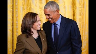 Kamala Harris gains major endorsement from the Obamas [upl. by Iramohs667]