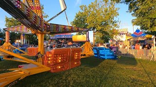 Sizzler super fast scrambler ride at Bluegrass Fair June 19th 2022 [upl. by Nnaik]