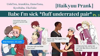 quotBabe Im sickquot prank Pt 3  fluff underrated pairs [upl. by Caines397]