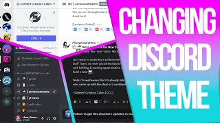 How to Change Discords Theme Color  Dark  Light  Super Dark [upl. by Gabriellia590]