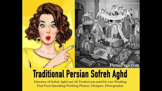 Traditional Persian Sofreh Aghd [upl. by Tur]