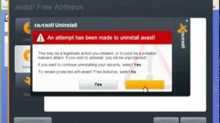 How to Uninstall avast Free Antivirus 7 [upl. by Anerok524]