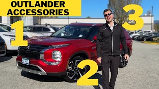 3 x Accessories Review  Mitsubishi Outlander PHEV 2024 [upl. by Emmalynne]