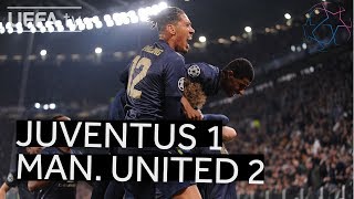 JUVENTUS 12 MAN UNITED UCL HIGHLIGHTS [upl. by Kirit]