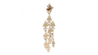 Tory Burch Metal Fish Chandelier Earrings SKU8817682 [upl. by Blockus]