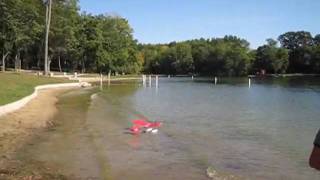 Slow Stick RC Plane on Floats 2 [upl. by Zurciram93]