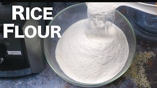 Rice Flour  How To Make Rice Flour [upl. by Novek161]