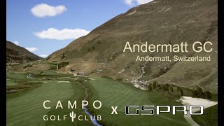 Andermatt Golf Course  GS Pro Playthrough  No Commentary [upl. by Nette231]