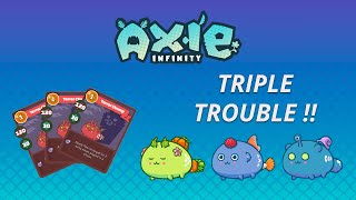 TRIPLE CUTE BUNNY  TRIPLE FEAR  Axie Infinity Highlights HQ [upl. by Esela]