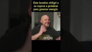 🤣Este hombre obligo a su esposa a pedalear para moviemovie verpeliculas [upl. by Seigel]